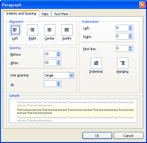 Diálogo de Parágrafo